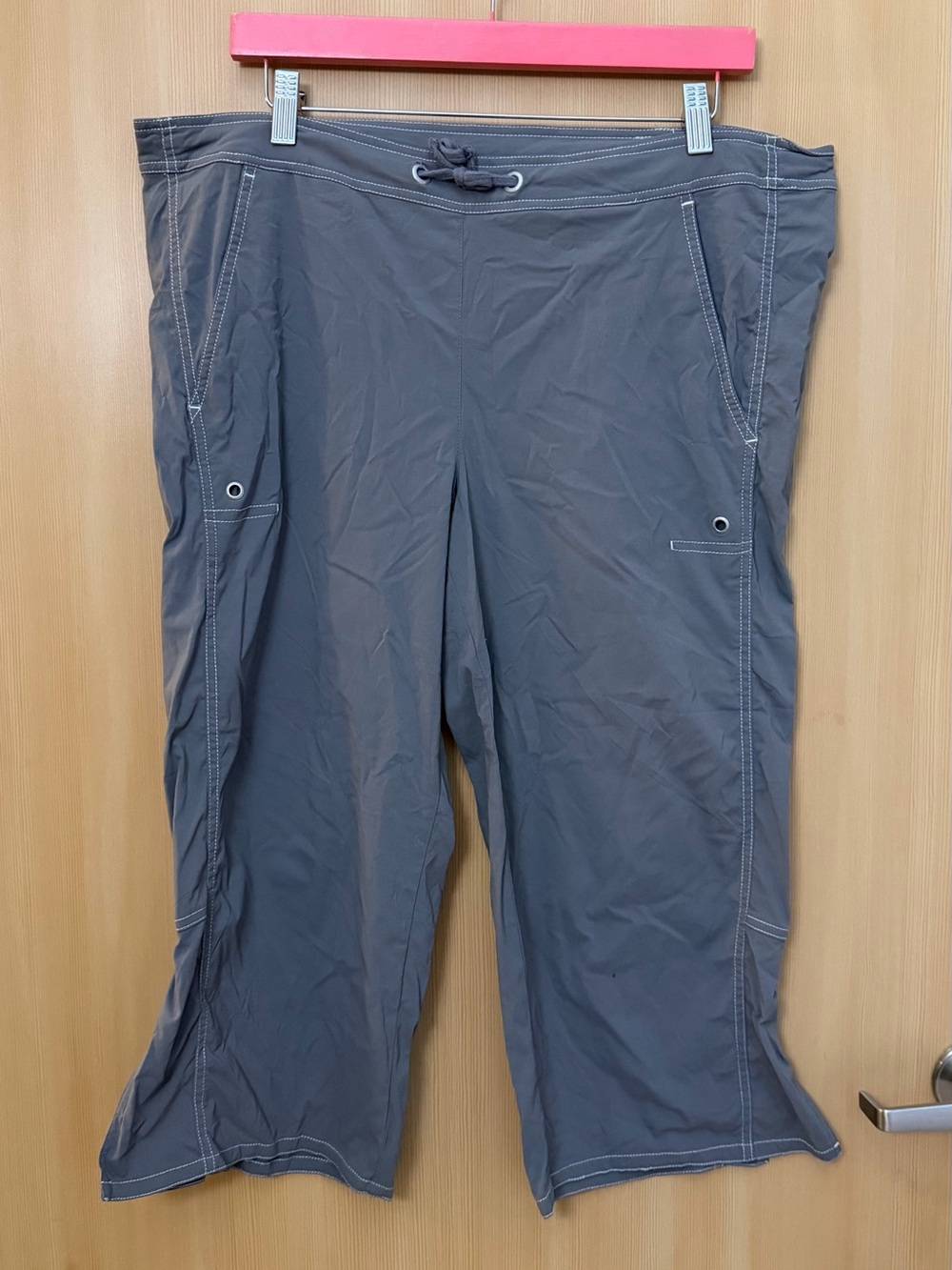 Women’s Casual Drawstring Pants in Charcoal Gray